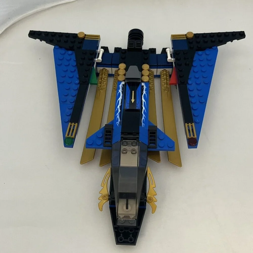 Lego Ninjago 9442 Jay’s Storm Fighter Jet Plane Incomplete